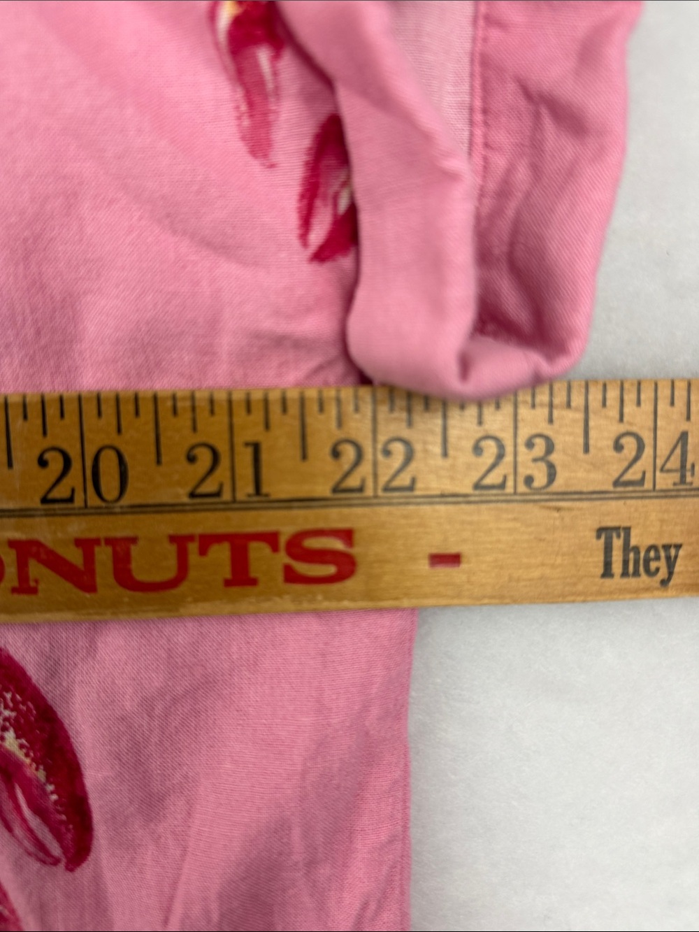 Pink Lobster Linen Viscous Print Button-Down Shirt SzXL - Picture 7 of 12